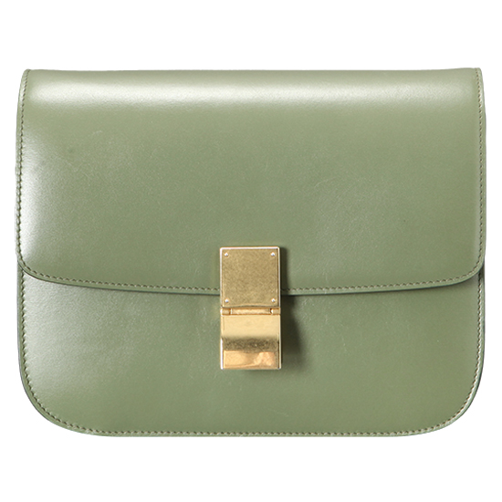CELINE(USED)클래식 박스 미듐 아몬드