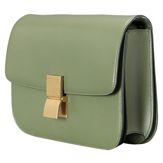 CELINE(USED)클래식 박스 미듐 아몬드