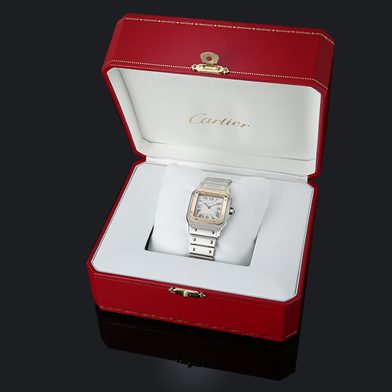CARTIER(USED) 산토스 갈베 콤비 L
