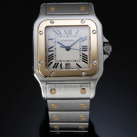 CARTIER(USED) 산토스 갈베 콤비 L