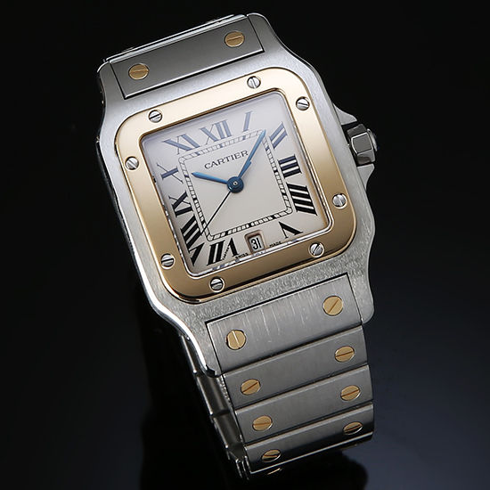 CARTIER(USED) 산토스 갈베 콤비 L