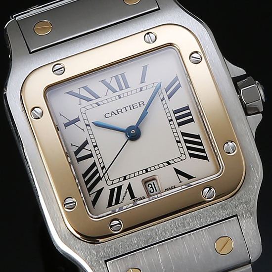 CARTIER(USED) 산토스 갈베 콤비 L