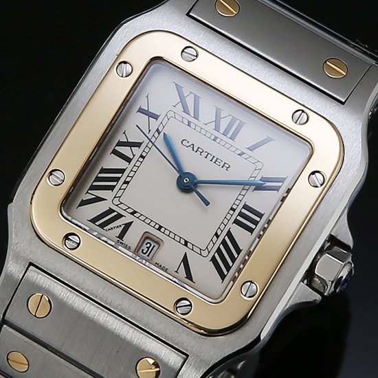 CARTIER(USED) 산토스 갈베 콤비 L