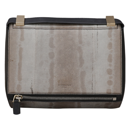 GIVENCHY(USED)판도라 박스 그레이 미듐 리자드