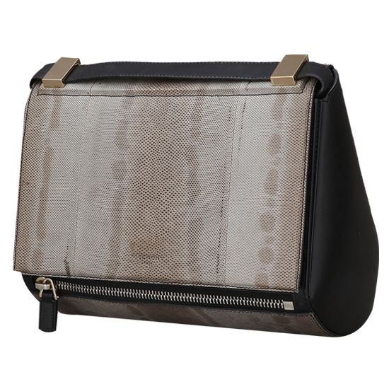 GIVENCHY(USED)판도라 박스 그레이 미듐 리자드