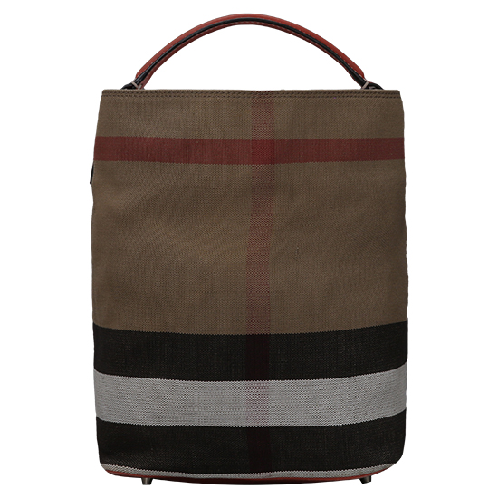 BURBERRY(USED)애쉬비 캔버스 체크 호보백