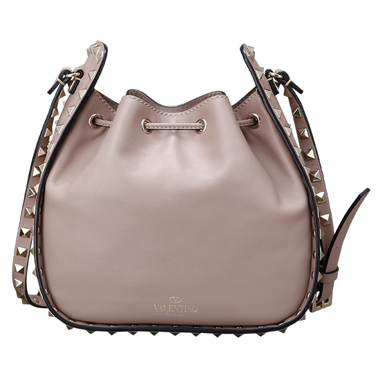 VALENTINO(USED)락스터드 버킷 숄더백