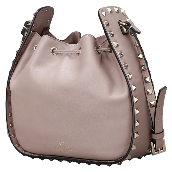 VALENTINO(USED)락스터드 버킷 숄더백