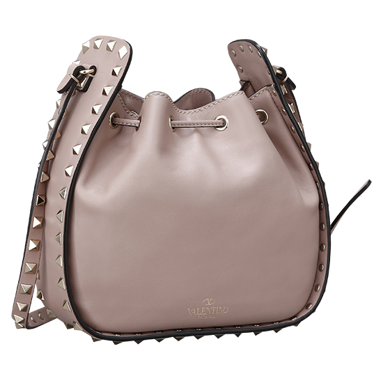 VALENTINO(USED)락스터드 버킷 숄더백