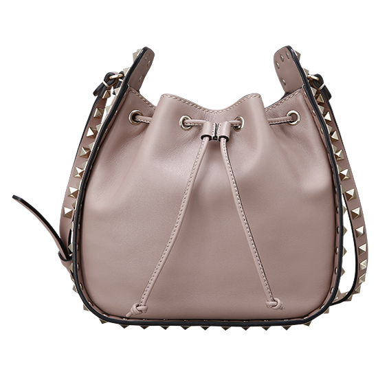 VALENTINO(USED)락스터드 버킷 숄더백