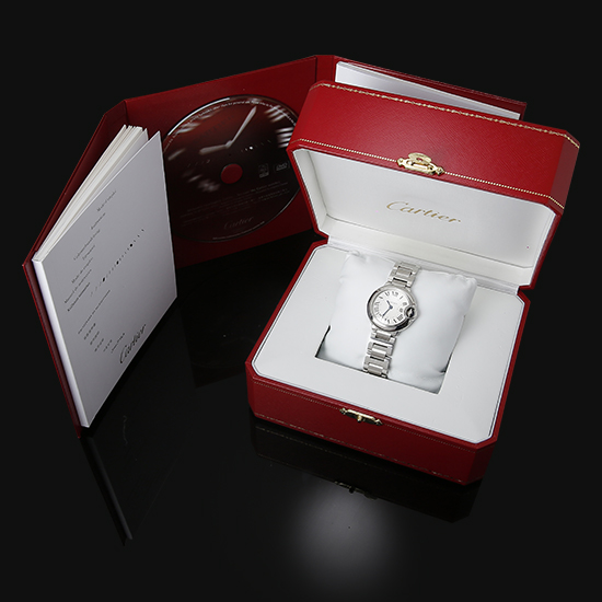 CARTIER(USED) 발롱블루 스틸 28