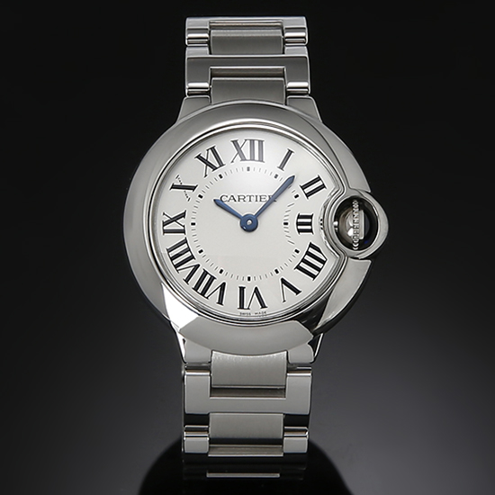 CARTIER(USED) 발롱블루 스틸 28
