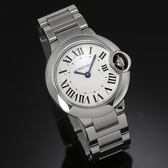 CARTIER(USED) 발롱블루 스틸 28