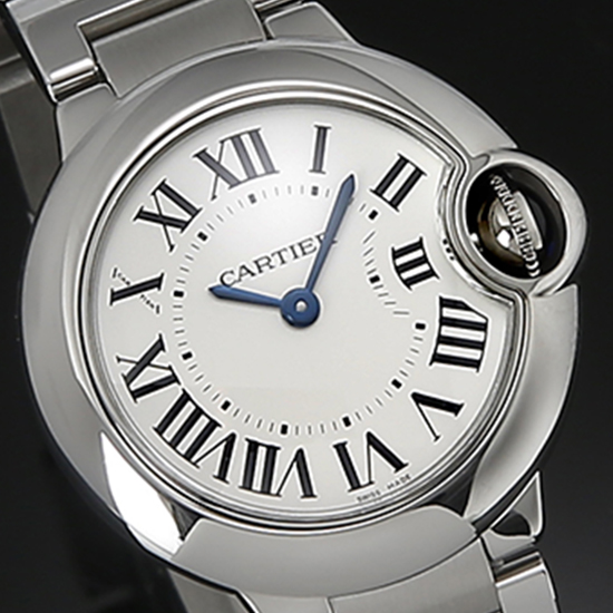 CARTIER(USED) 발롱블루 스틸 28