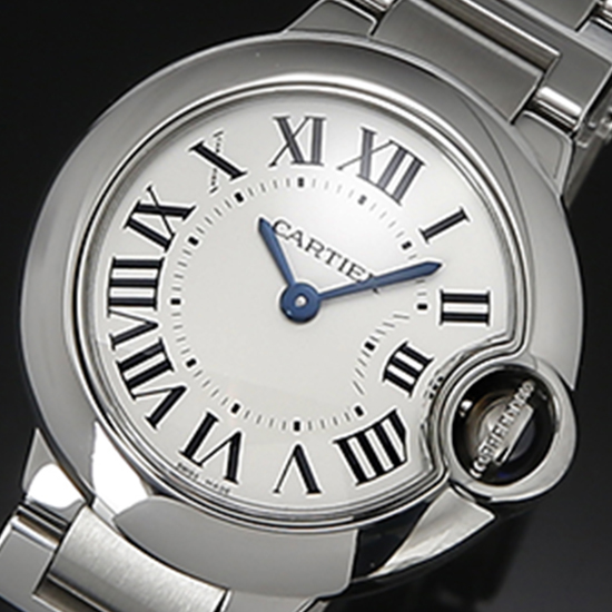 CARTIER(USED) 발롱블루 스틸 28