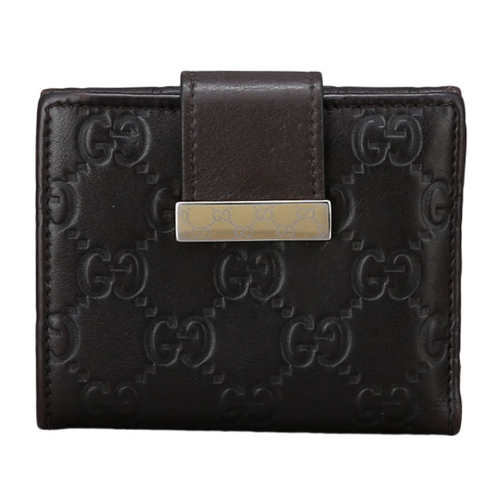 GUCCI(USED) 구찌 GG로고 씨마 레더 반지갑