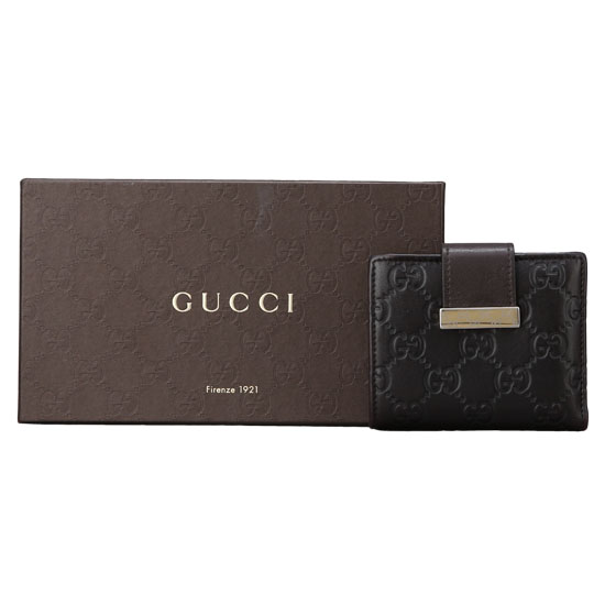 GUCCI(USED) 구찌 GG로고 씨마 레더 반지갑