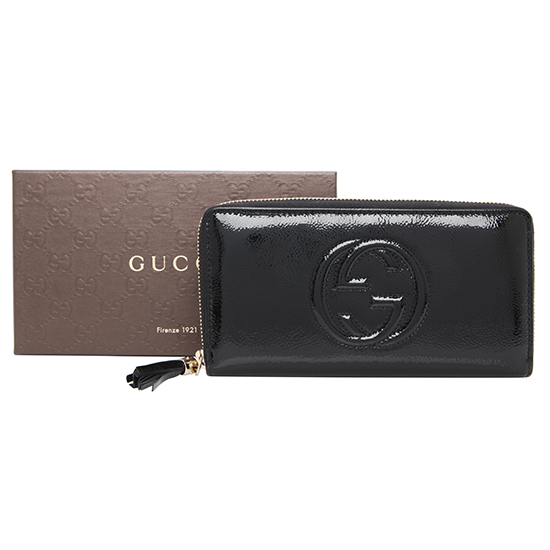 GUCCI(USED) 구찌 인터락킹 페이던트 월릿