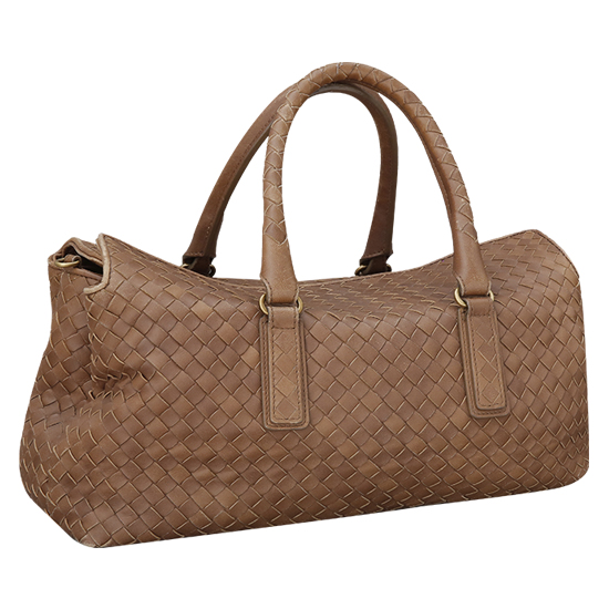 BOTTEGA VENETA(USED)인트레치아토 나파 위빙 토트백