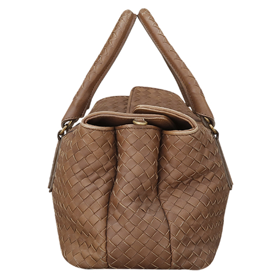 BOTTEGA VENETA(USED)인트레치아토 나파 위빙 토트백
