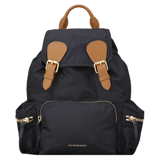 BURBERRY(USED)패브릭 블랙 럭색 백팩