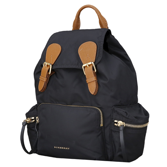 BURBERRY(USED)패브릭 블랙 럭색 백팩
