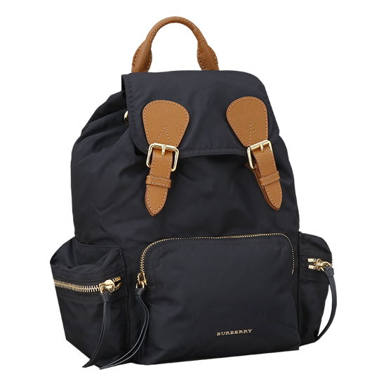 BURBERRY(USED)패브릭 블랙 럭색 백팩