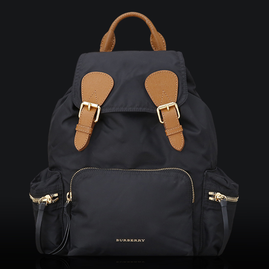 BURBERRY(USED)패브릭 블랙 럭색 백팩
