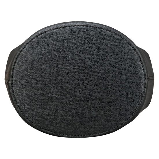 BURBERRY(USED)블랙 레더 버킷 숄더백