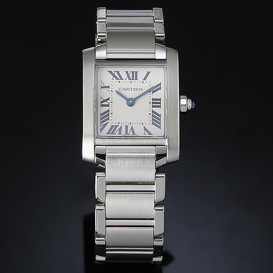 CARTIER(USED) 탱크 프랑세스 스틸 스몰