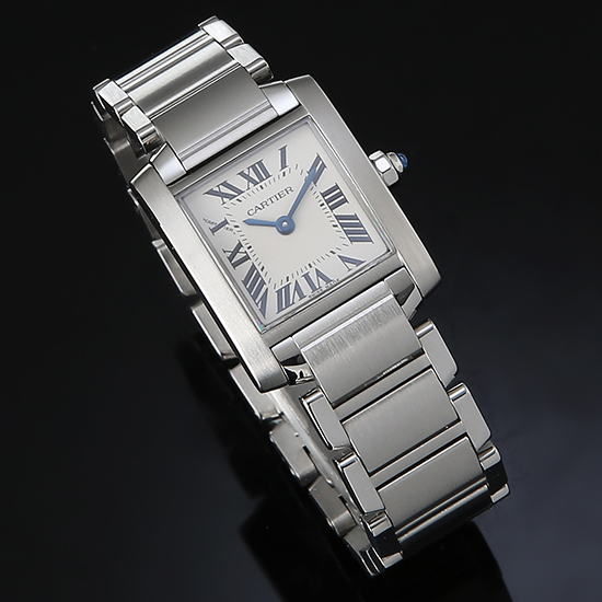 CARTIER(USED) 탱크 프랑세스 스틸 스몰