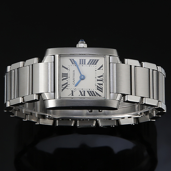 CARTIER(USED) 탱크 프랑세스 스틸 스몰