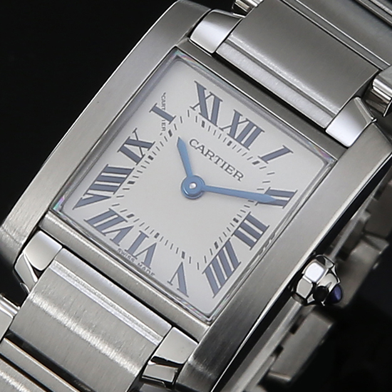 CARTIER(USED) 탱크 프랑세스 스틸 스몰