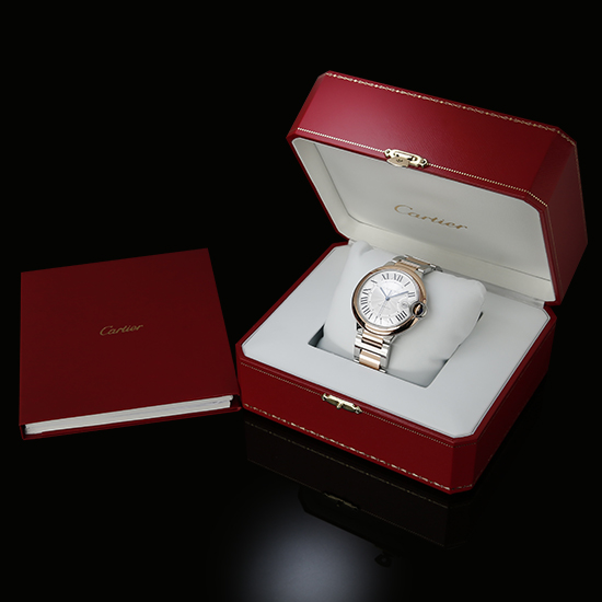 CARTIER(USED) 발롱블루 로즈콤비 42