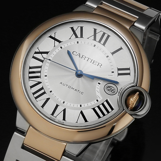 CARTIER(USED) 발롱블루 로즈콤비 42