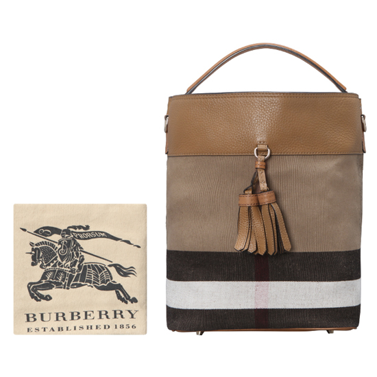 BURBERRY(USED)수잔나 새들 브라운 크로스 바디백