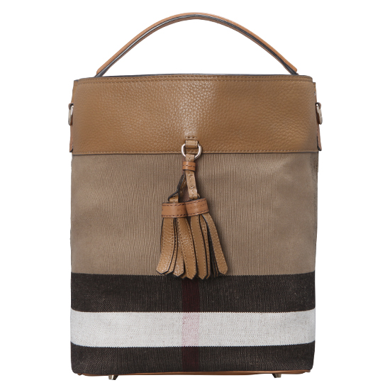 BURBERRY(USED)수잔나 새들 브라운 크로스 바디백