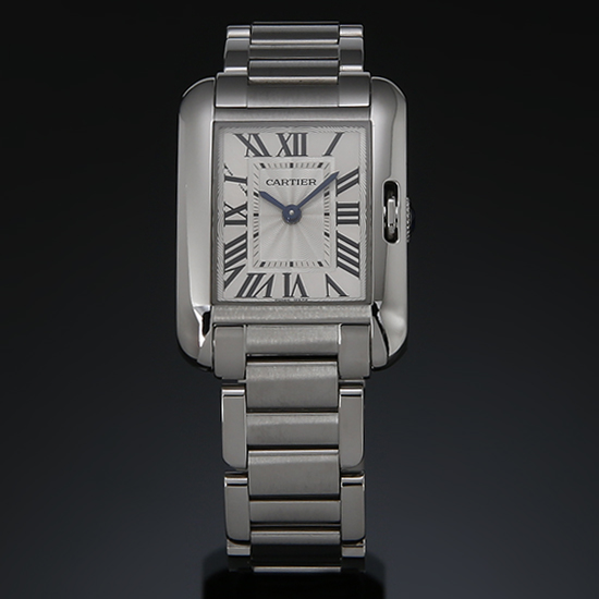 CARTIER(USED) 탱크 앙글레즈 스틸 스몰