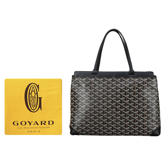 GOYARD(USED)PVC 벨샤스 블랙 숄더백