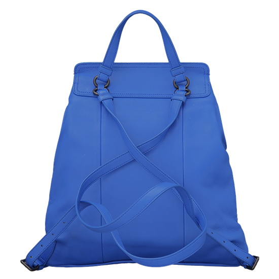 BOTTEGA VENETA(USED)인트레치아토 블루 레더 백팩