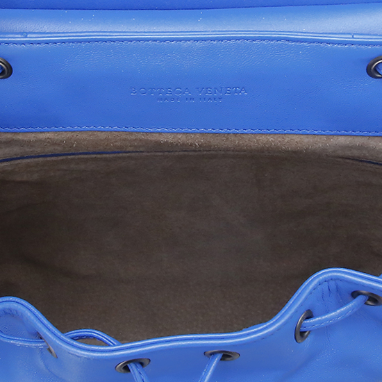 BOTTEGA VENETA(USED)인트레치아토 블루 레더 백팩