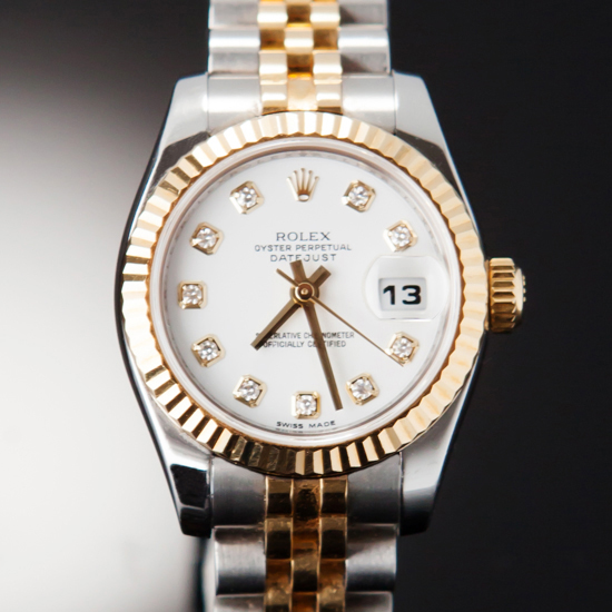 ROLEX(USED)로렉스 179173G 10P DIA