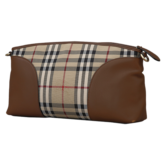 BURBERRY(USED)호스베리 체크 크로스겸 클러치백