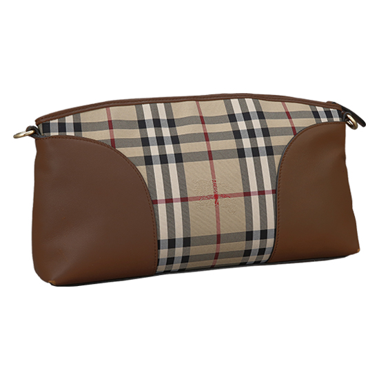 BURBERRY(USED)호스베리 체크 크로스겸 클러치백