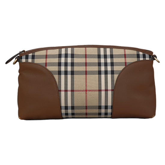BURBERRY(USED)호스베리 체크 크로스겸 클러치백