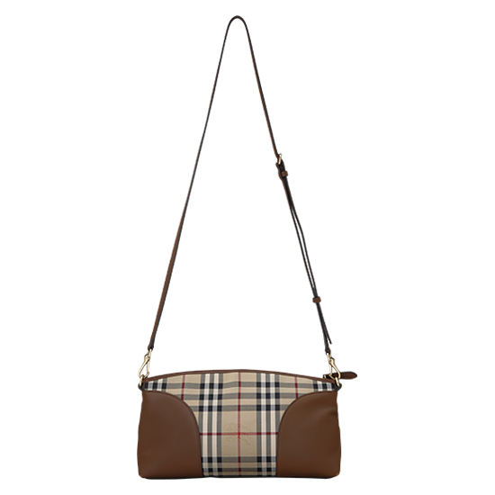 BURBERRY(USED)호스베리 체크 크로스겸 클러치백