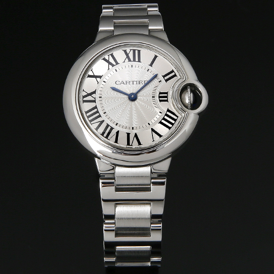 CARTIER(USED) 발롱블루 스틸 33 쿼츠
