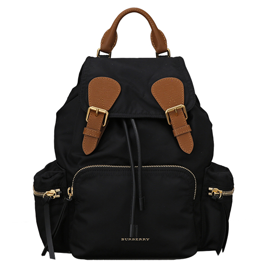BURBERRY(USED)패브릭 블랙 럭색 백팩