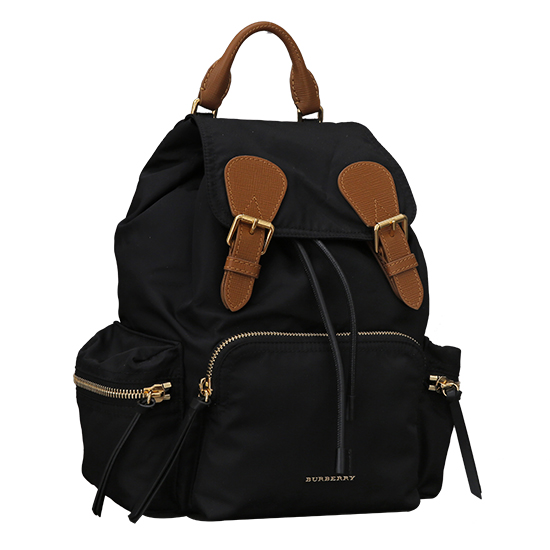 BURBERRY(USED)패브릭 블랙 럭색 백팩