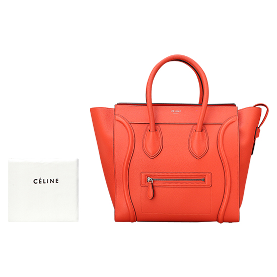 CELINE(USED)러기지 오렌지 미듐